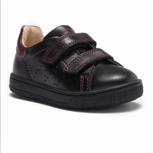 🔥🔥NATURINO Nero/bordo leather sneakers.